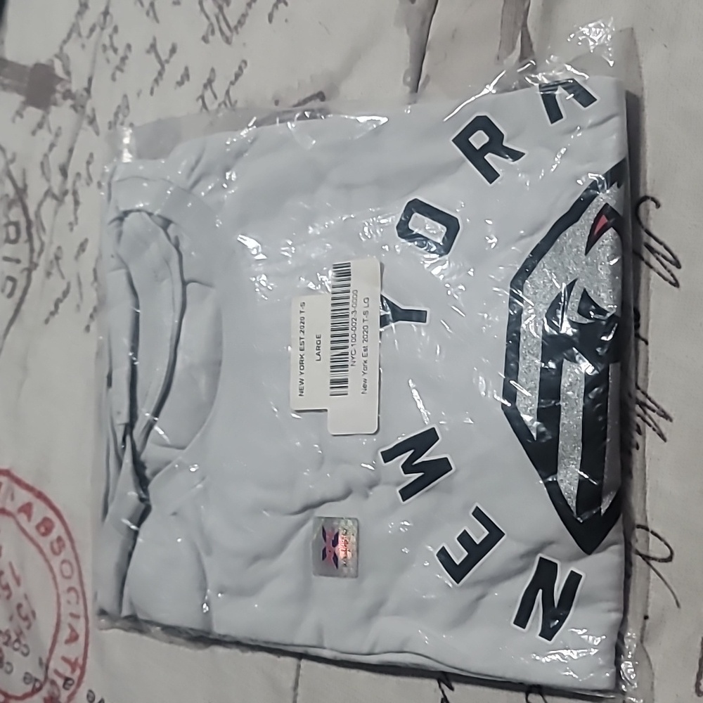 XFL New York Guardians T-shirt Size L Black‎ NWT